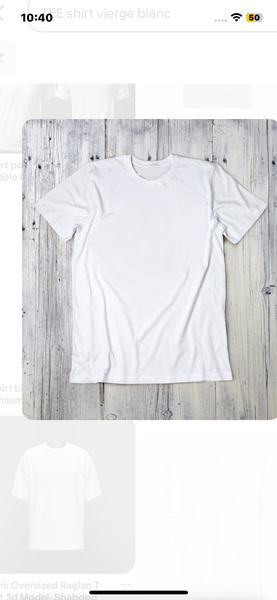 T-shirt blanc classique
