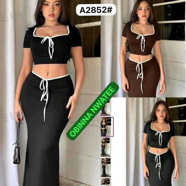 Tenue Femme Élégante Deux Pièces