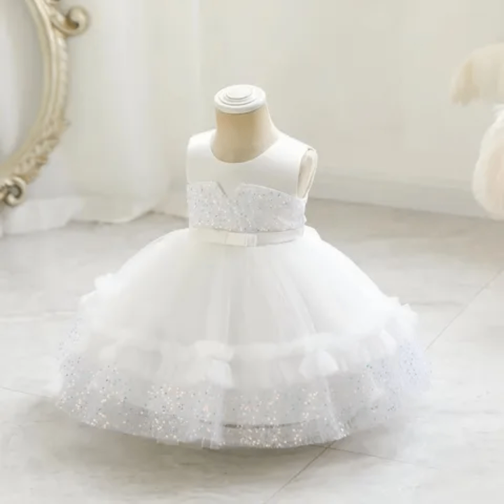 Robe de Fête Enfant Blanche