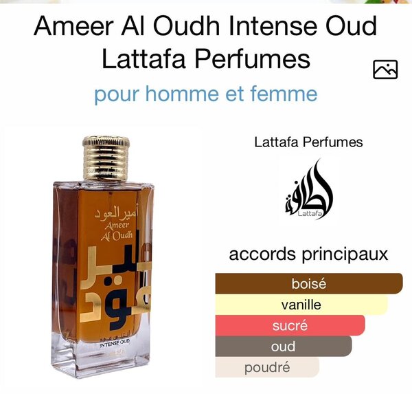 Parfum Oudh Mixte Intense
