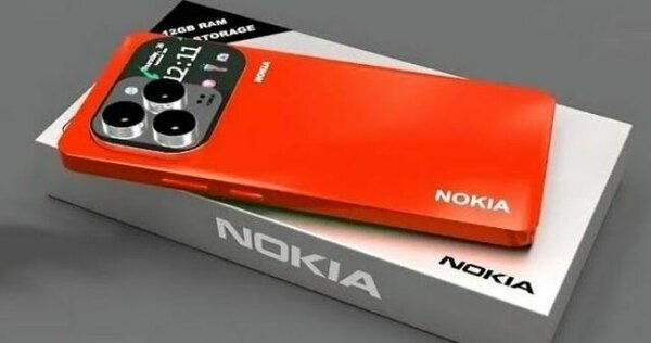 Téléphone Nokia rouge 512 GB