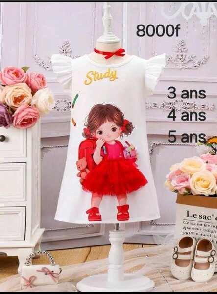 Robe Fille Imprimé Enfant