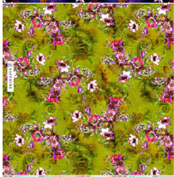 Sapphire 2pc print khaddar