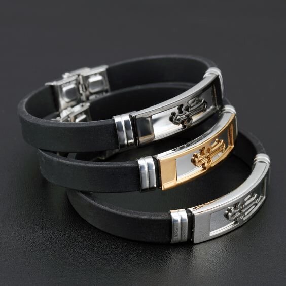 Bracelet en acier inoxydable élégant