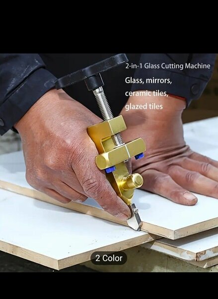 Two-in-one Glass Tile Cutter, Hand Grip Free delivery