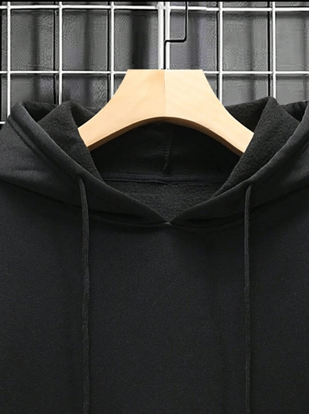 Men's Fleece Plain Hoodies