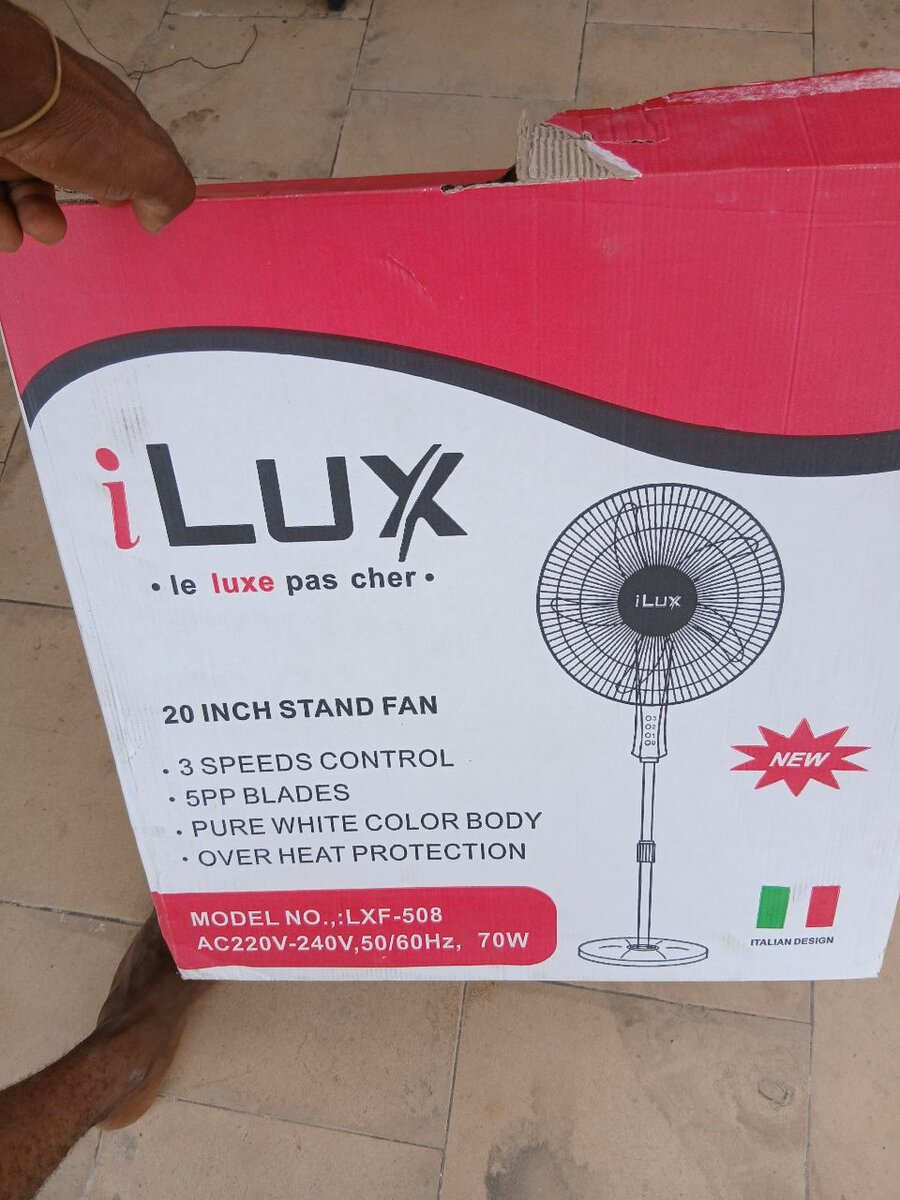 Ventilateur Ilux BLANC 20 pous