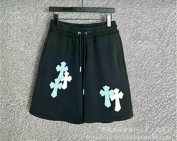 Short noir motif croix