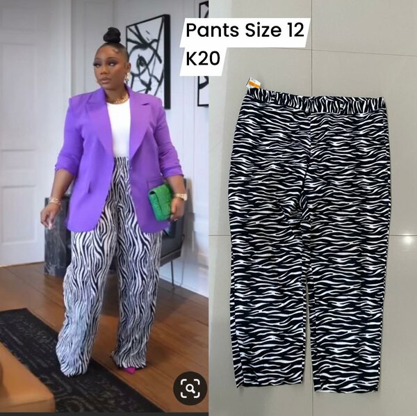 Pants Zebra Print 