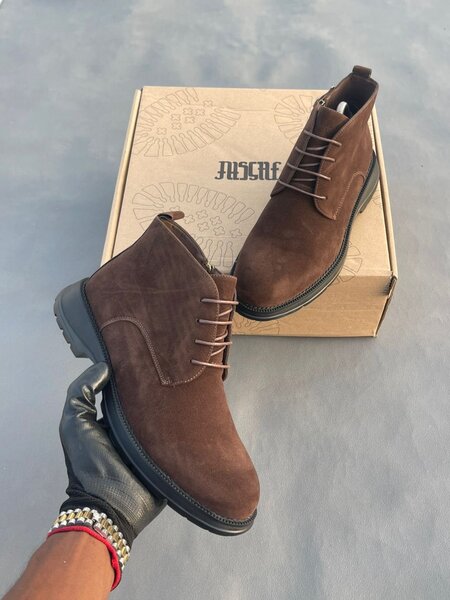 Bottes en cuir pour hommes