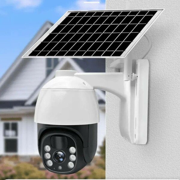 Caméra de surveillance solaire de sécurité sans fil 355degre
