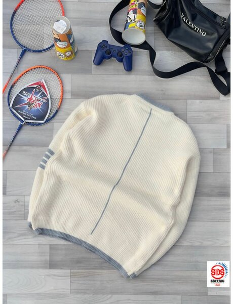 Pull en laine blanc doux