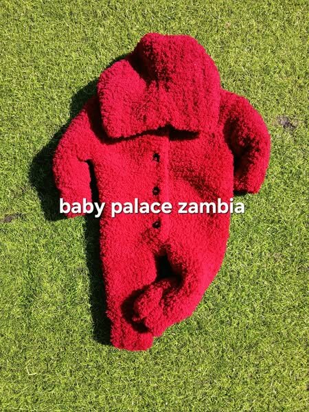 Crochet fleece romper 