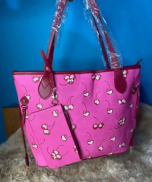 Sac à main motif cerises