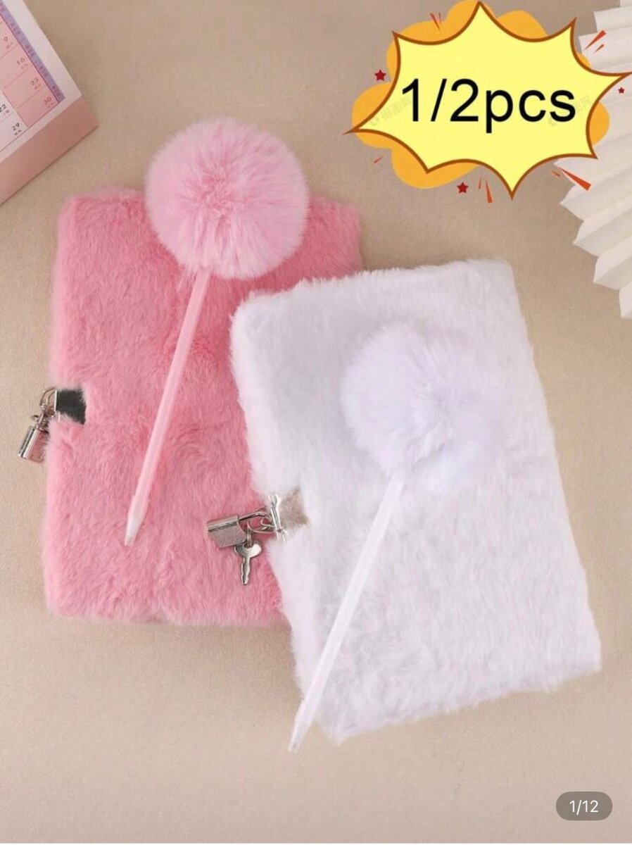 Cahier Secret Peluche avec Clé