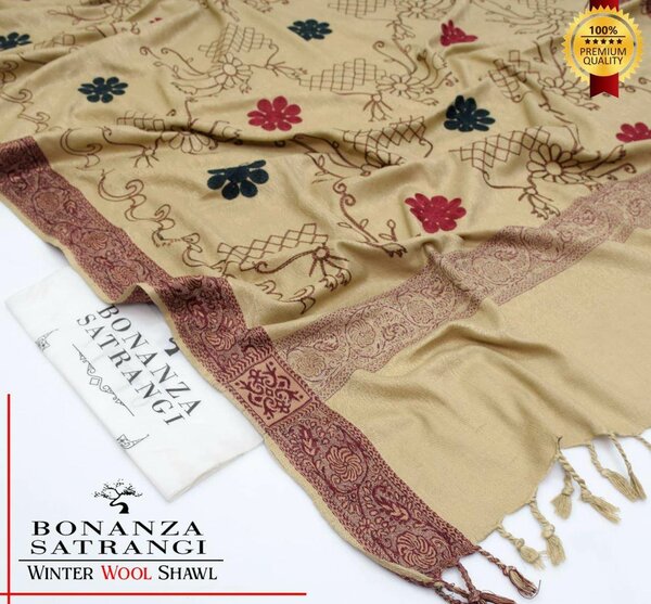 New winter Shawl Bonanza satrangi