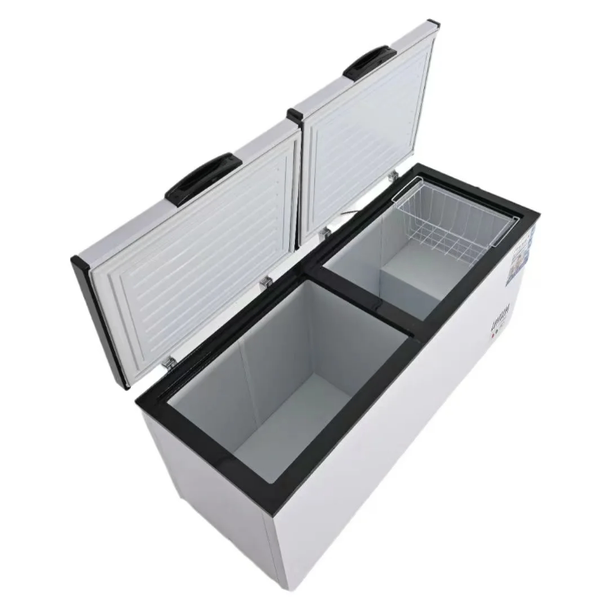 Congélateur coffre double compartiments