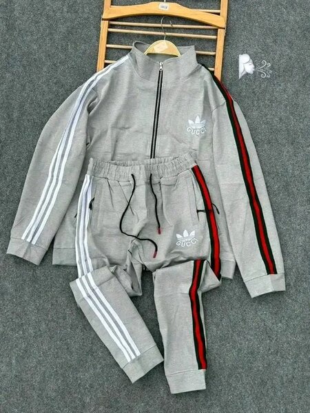 Ensemble survêtement gris Adidas