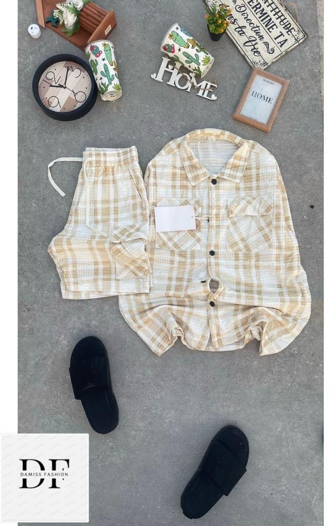 Tenue d'été en flanelle