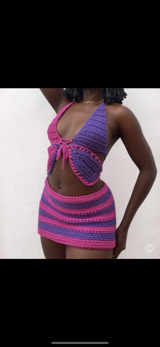 Ensemble Bikini Crochet Femme