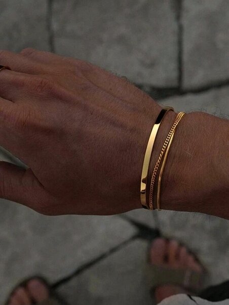 3 Bracelet en acier inoxydable