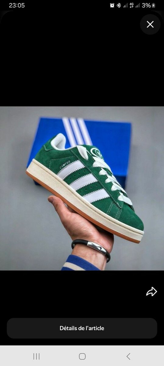 Chaussures tendance en toile