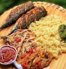 Plat de poisson fumé  épicé