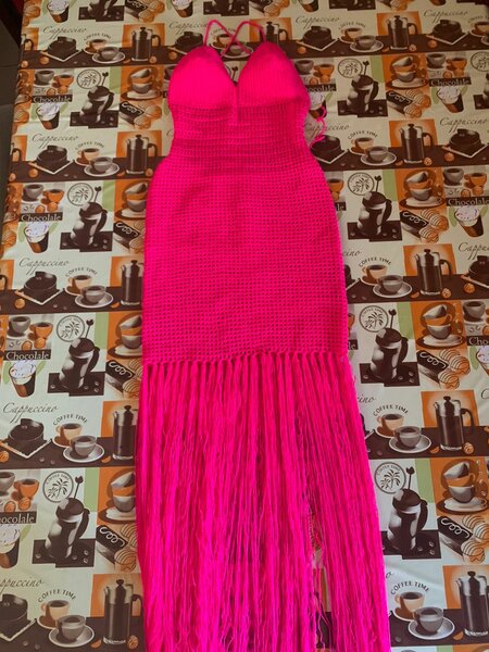 Robe de plage crochet bohème