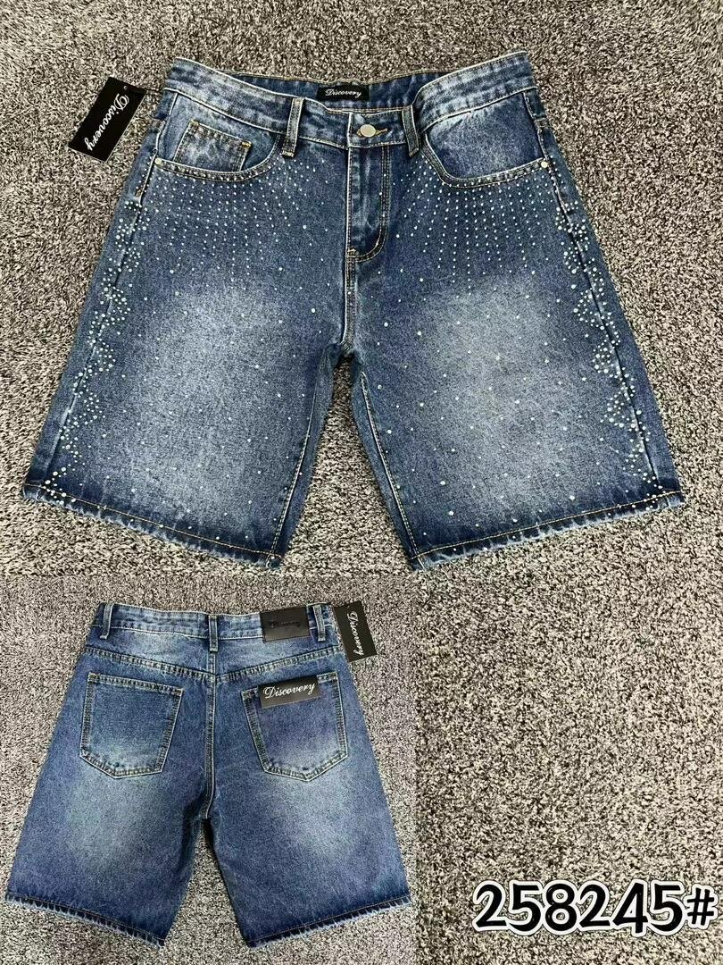 Shorts en jean déco homme