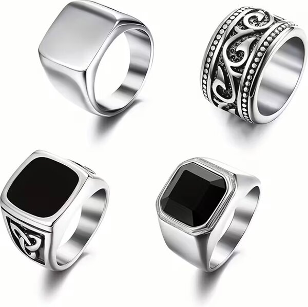 Bagues en acier inoxydable