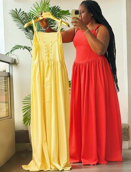 Robe longue d'été élégante