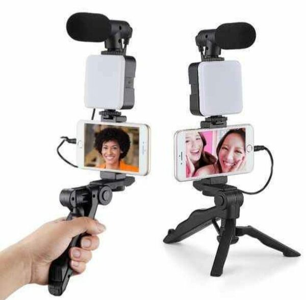 Kit vloging, kit vidéo professionnel avec microphone