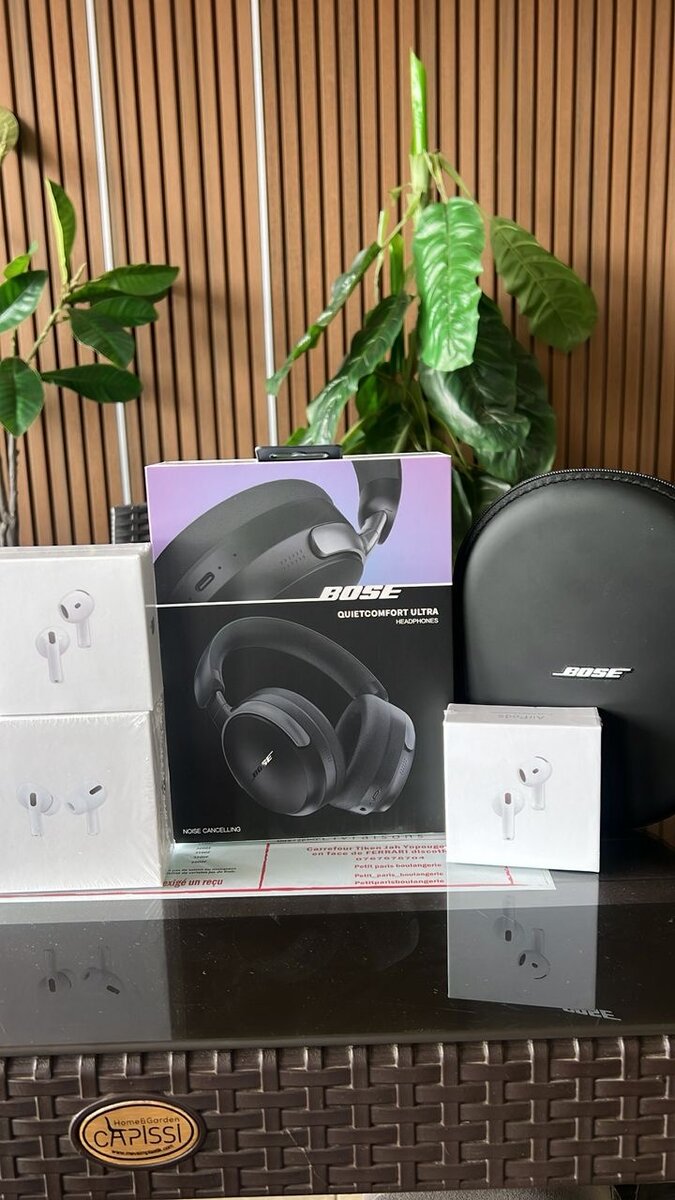 Casque Bose avec Air pods 4