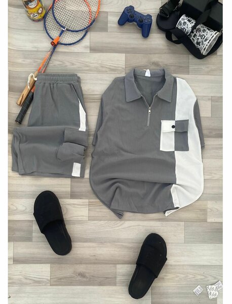 Tenue décontractée grise