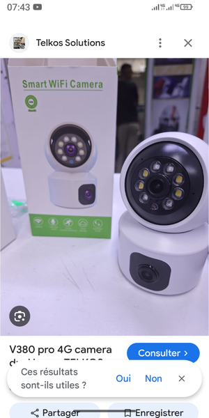 Caméra WiFi Intelligente