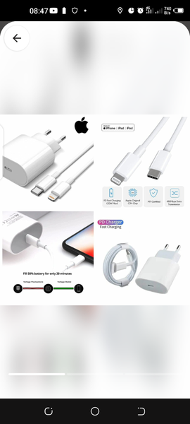 Chargeur iPhone