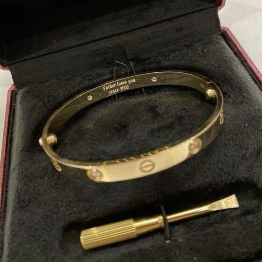 Bracelet en or avec diamants