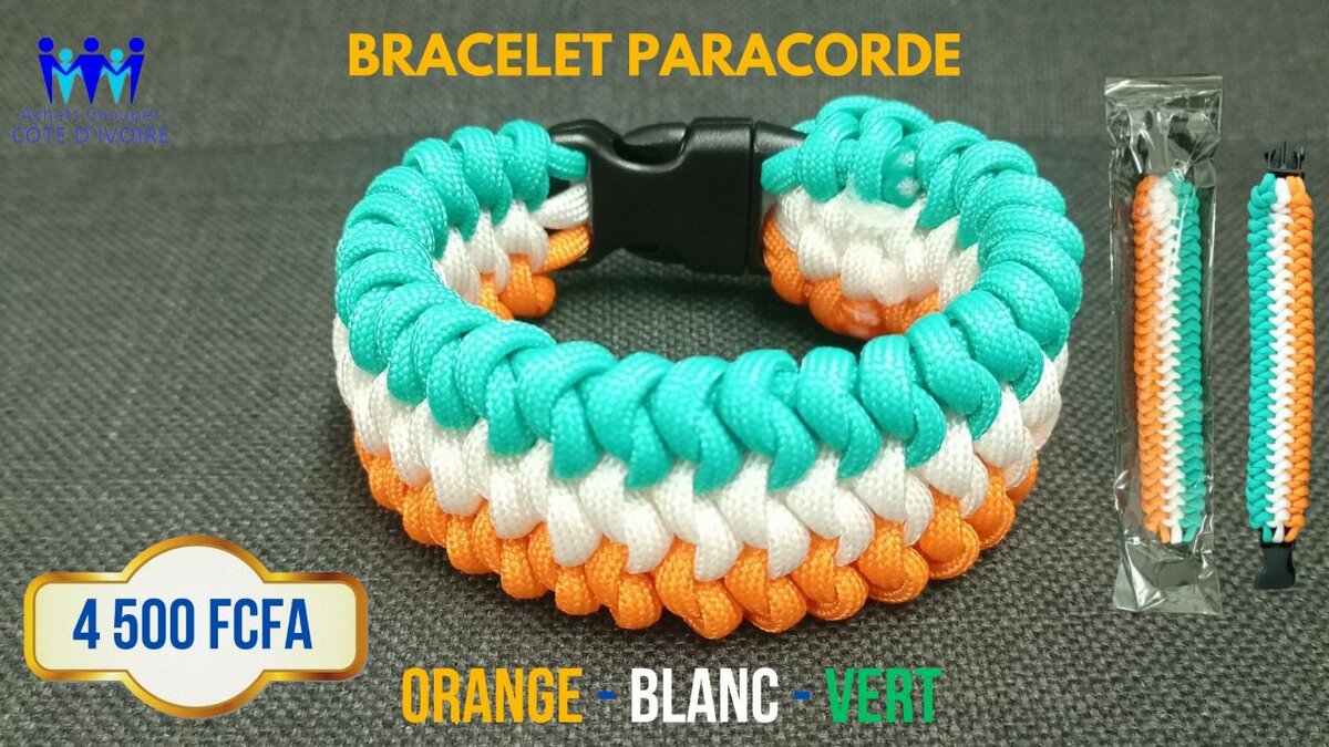Bracelet Homme, de mode paracorde OBV