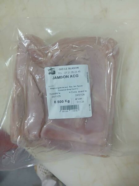 Jambon ACG 500g