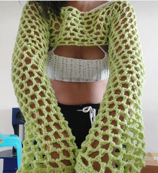 Boléro crochet
