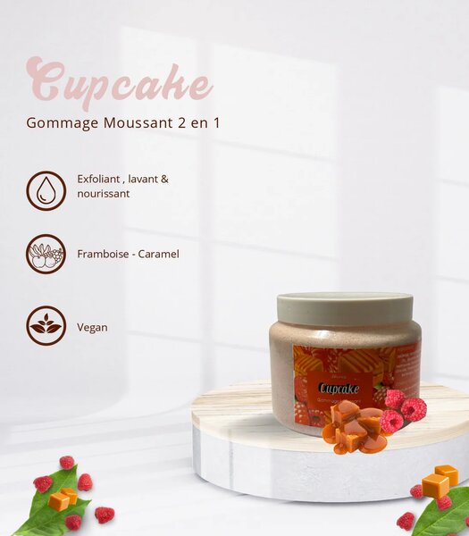 Gommage Moussant Vegan Cupcake