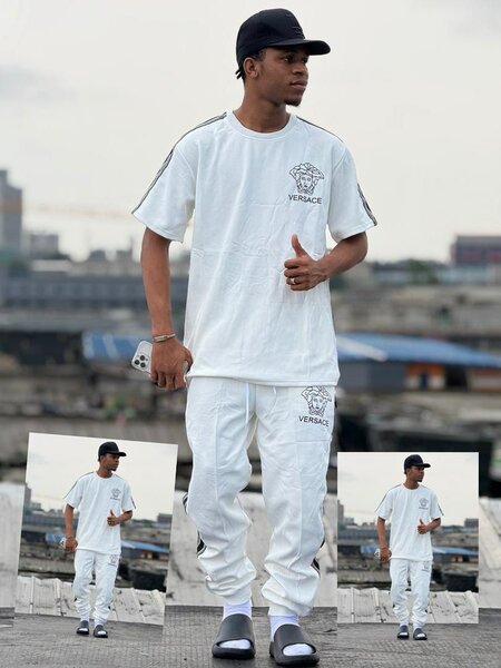 Ensemble homme Versace blanc