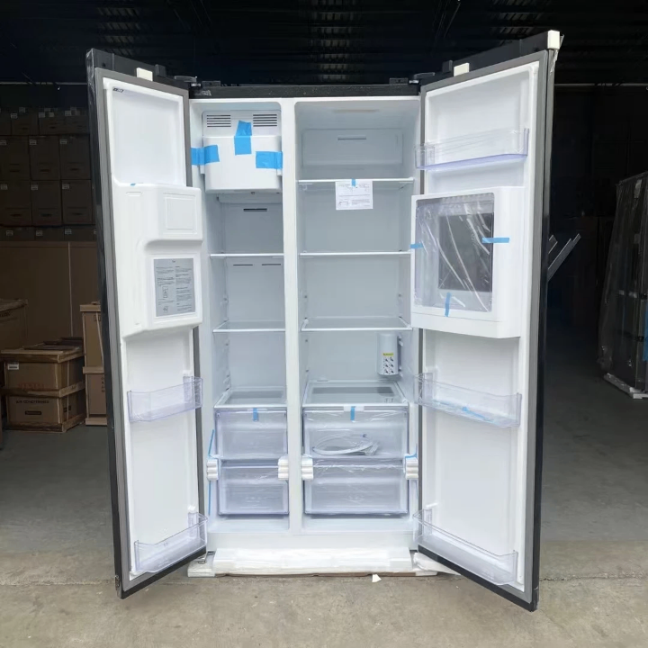 Réfrigérateur Américain Noir Moderne