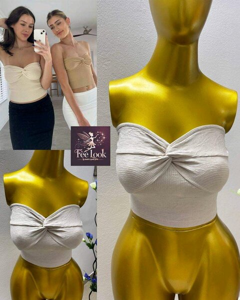 Top bandeau tendance femme