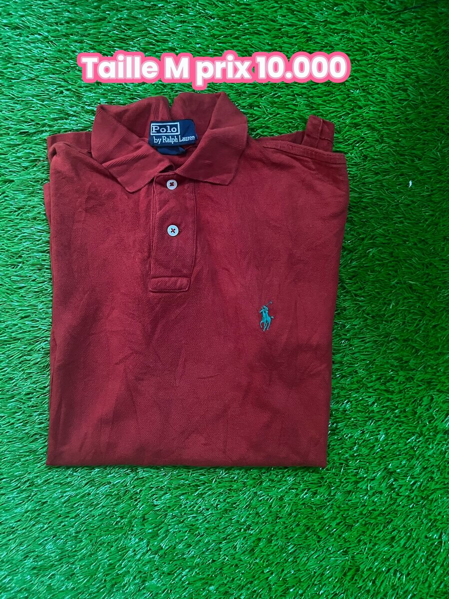 Polo rouge élégant