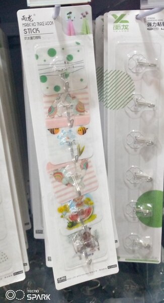 Crochet de murs adhésif pour accrocher tout