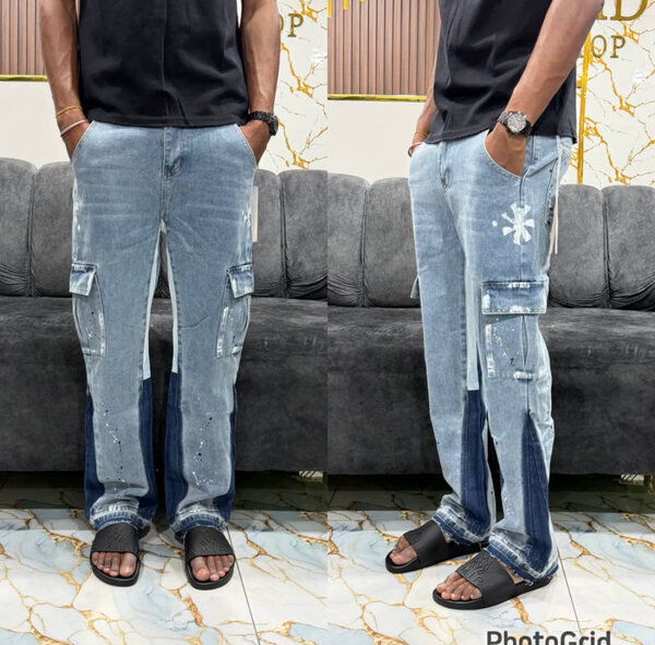 Jean cargo homme moderne