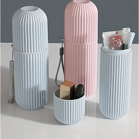 Toothbrush and paste holder