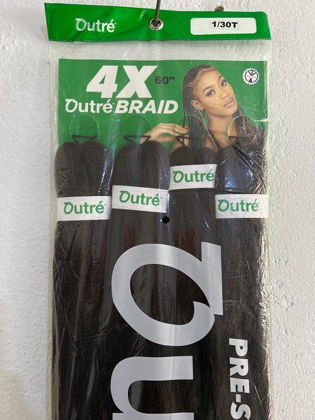 Mèches Outré 4X 60.  #1/30T