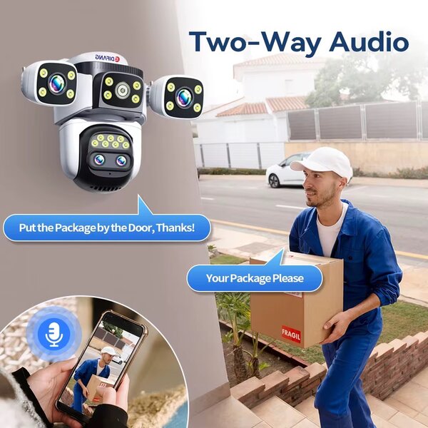 Caméra de Sécurité Extérieure IP65